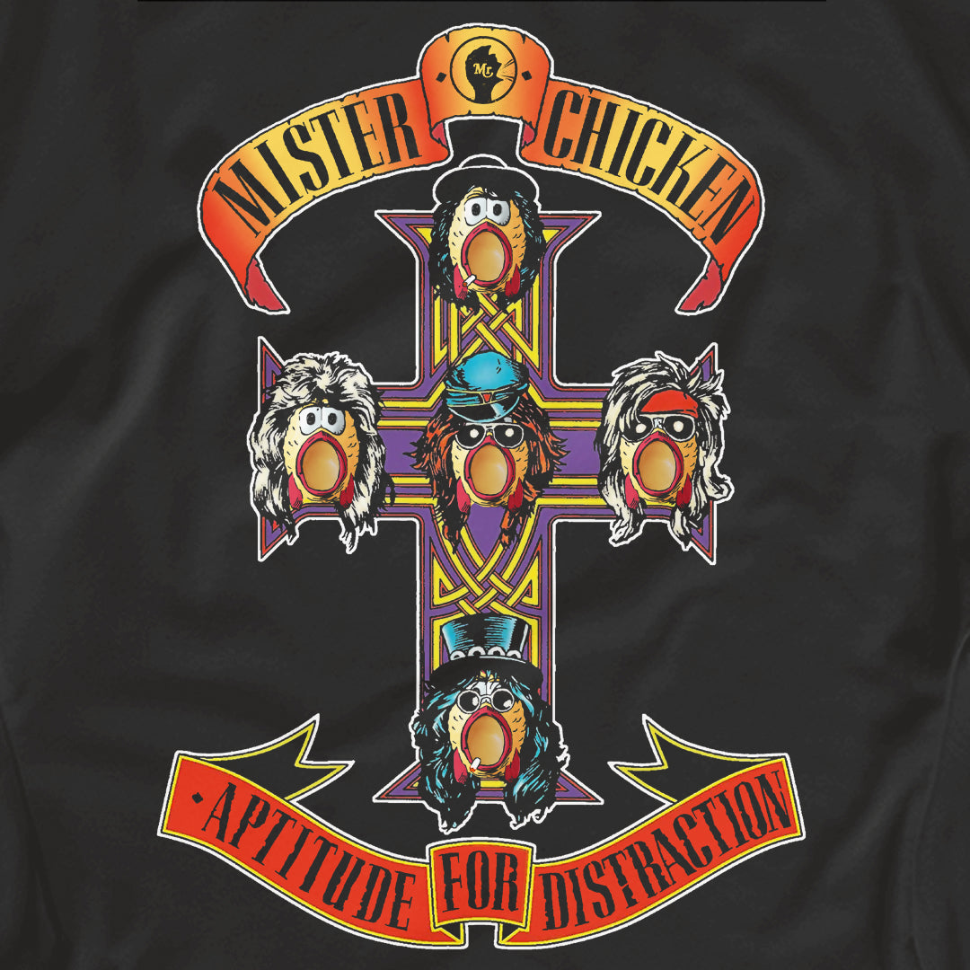 Mr. Chicken "Aptitude For Distraction" T-Shirt