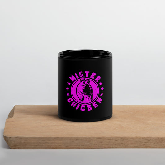 Mr. Chicken Pink Logo Mug