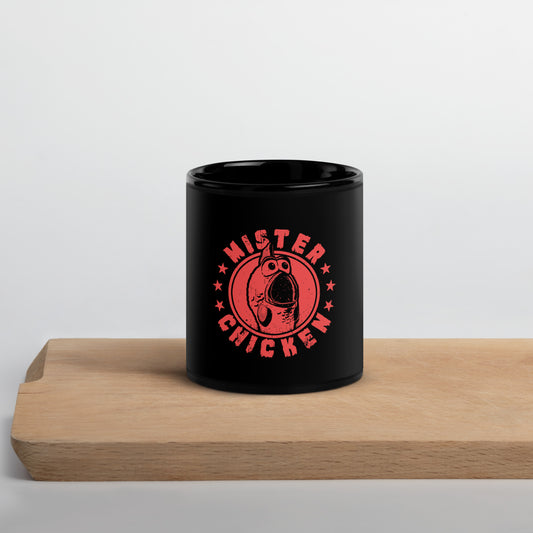 Mr. Chicken Red Logo Mug