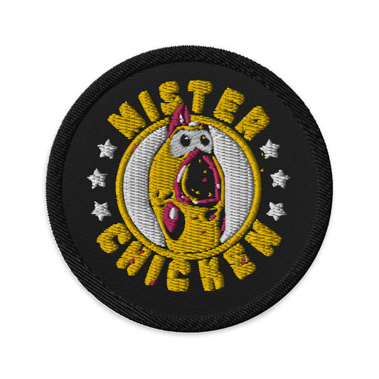 Mr. Chicken Logo Embroidered Patch