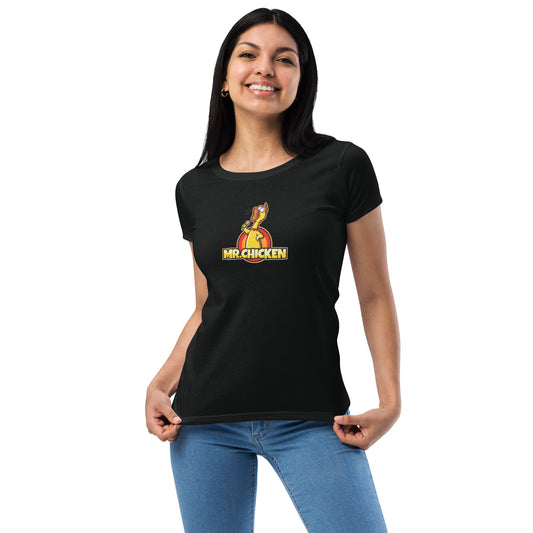 Mr. Chicken "Original" Women’s Fitted T-Shirt