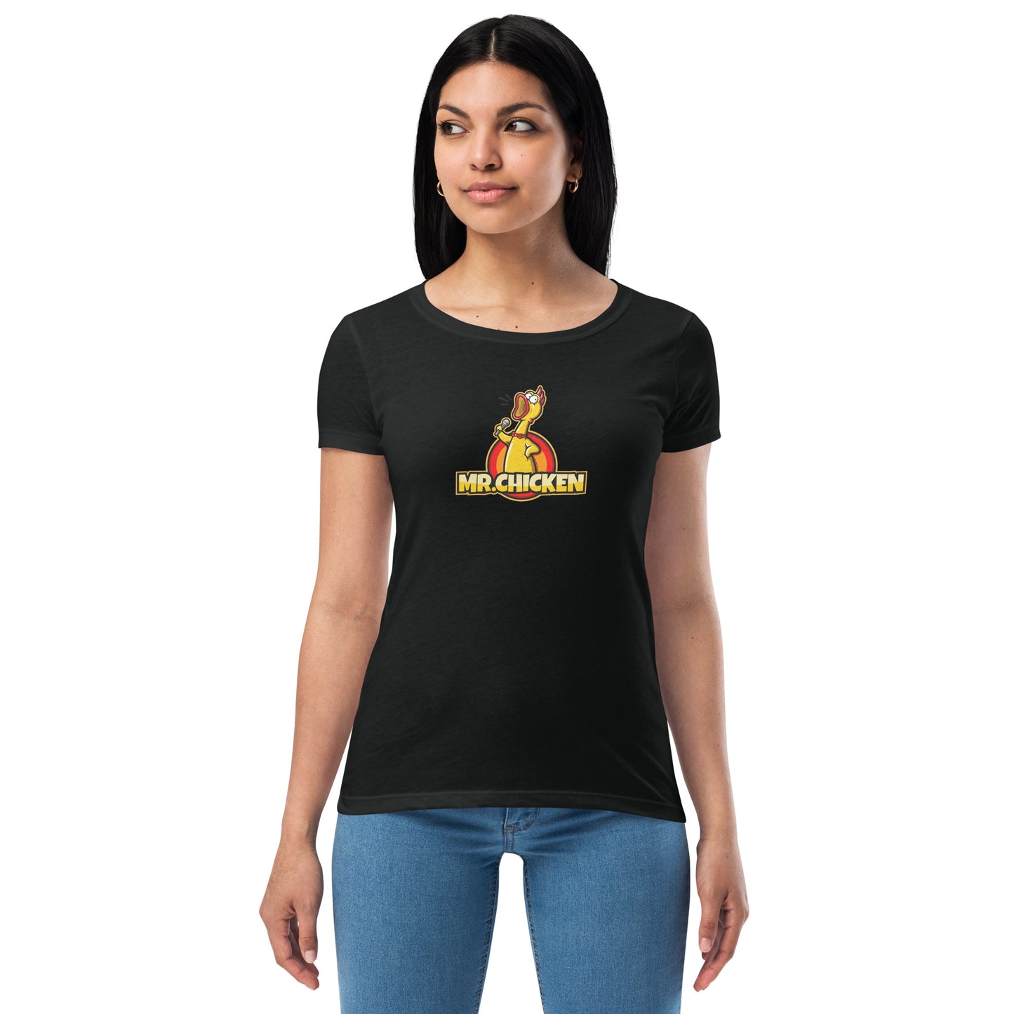 Mr. Chicken "Original" Women’s Fitted T-Shirt