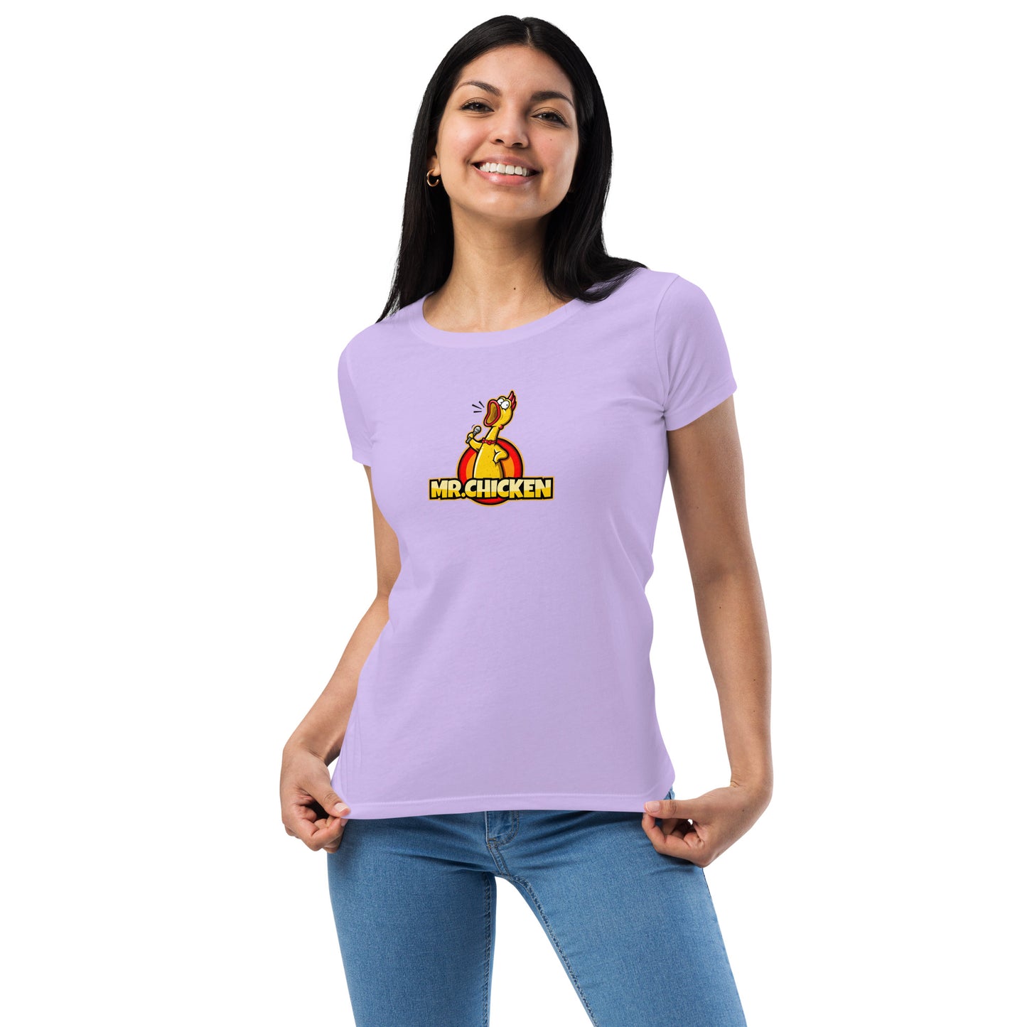 Mr. Chicken "Original" Women’s Fitted T-Shirt