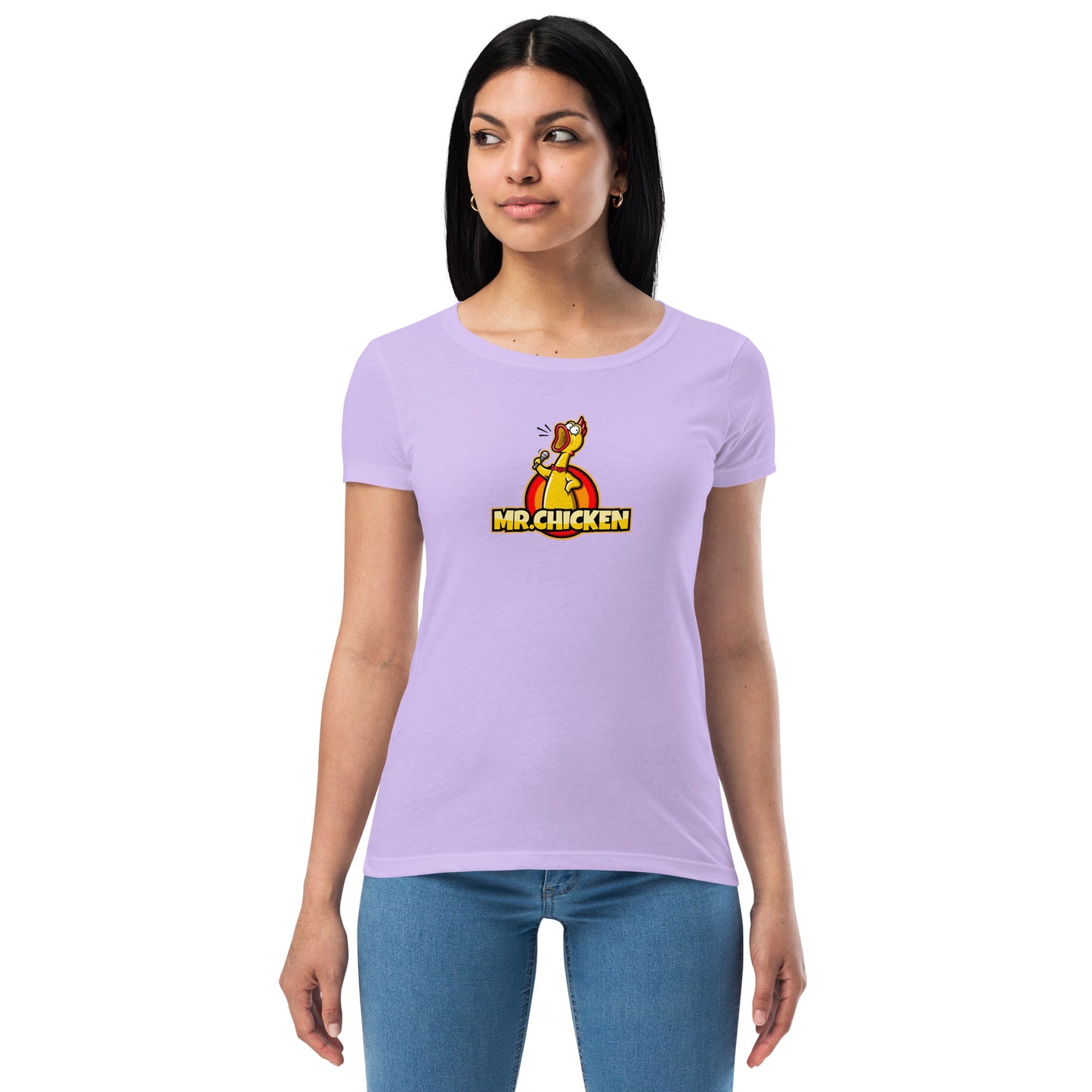 Mr. Chicken "Original" Women’s Fitted T-Shirt