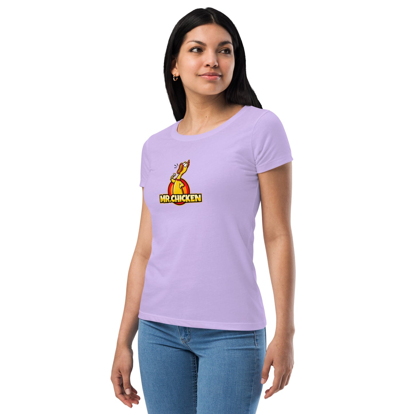 Mr. Chicken "Original" Women’s Fitted T-Shirt