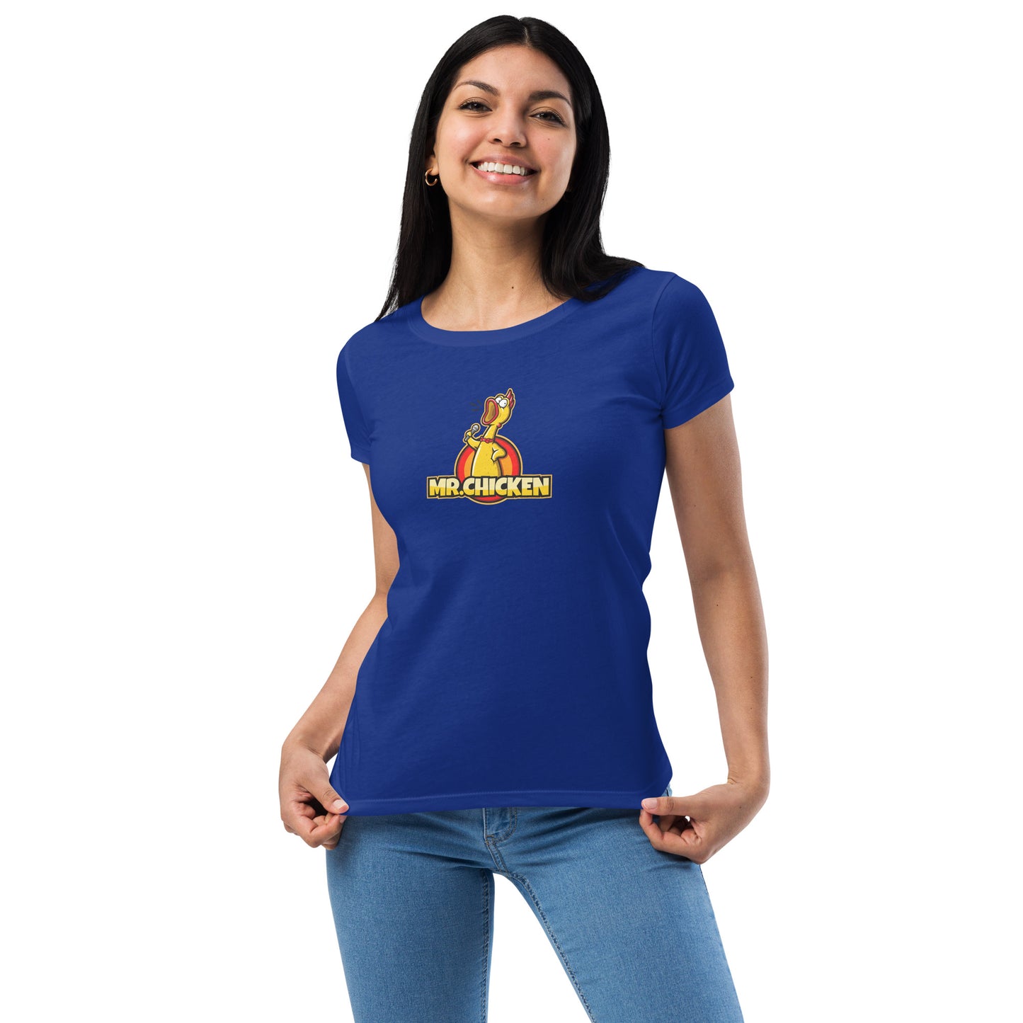 Mr. Chicken "Original" Women’s Fitted T-Shirt