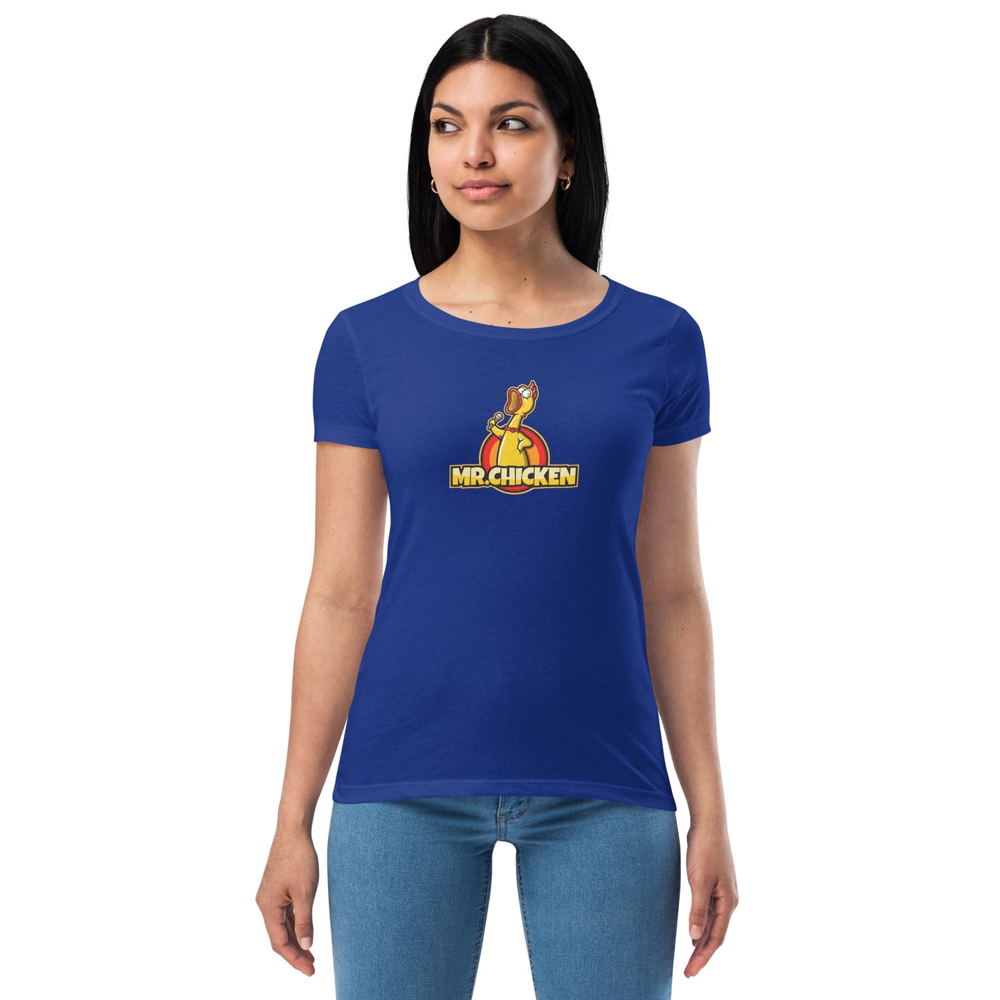 Mr. Chicken "Original" Women’s Fitted T-Shirt