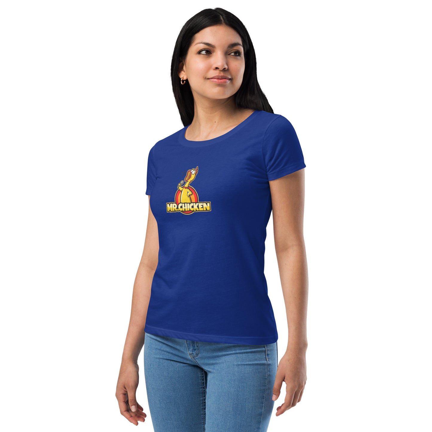 Mr. Chicken "Original" Women’s Fitted T-Shirt